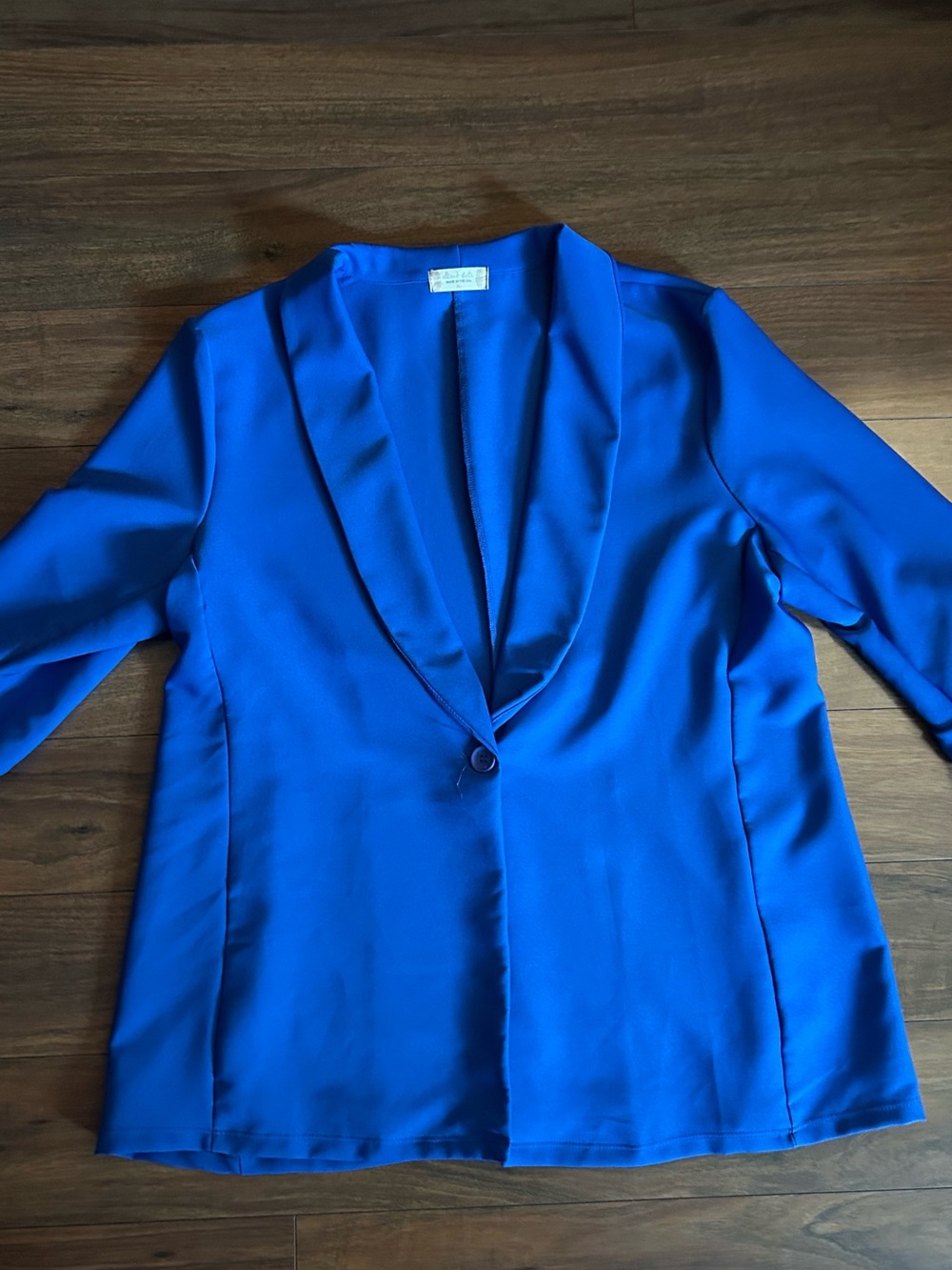Altar'd State Cobalt Blue Single-Button Blazer